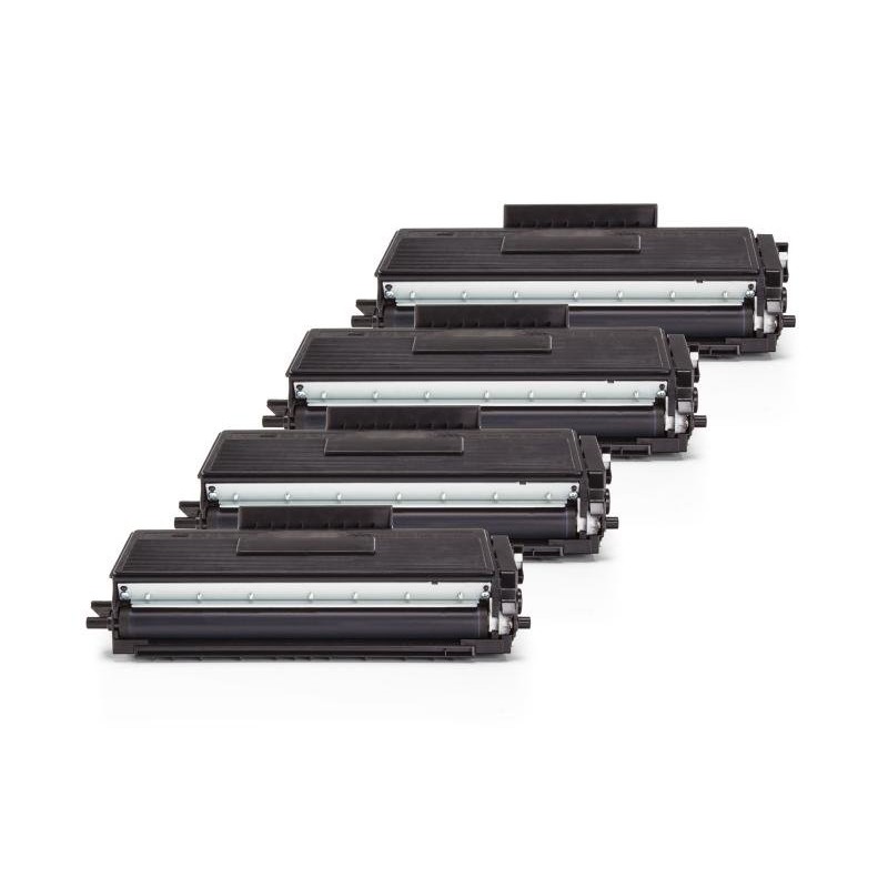Compatible Brother TN-3170 Toner Noir Pack Économique (4 pcs)