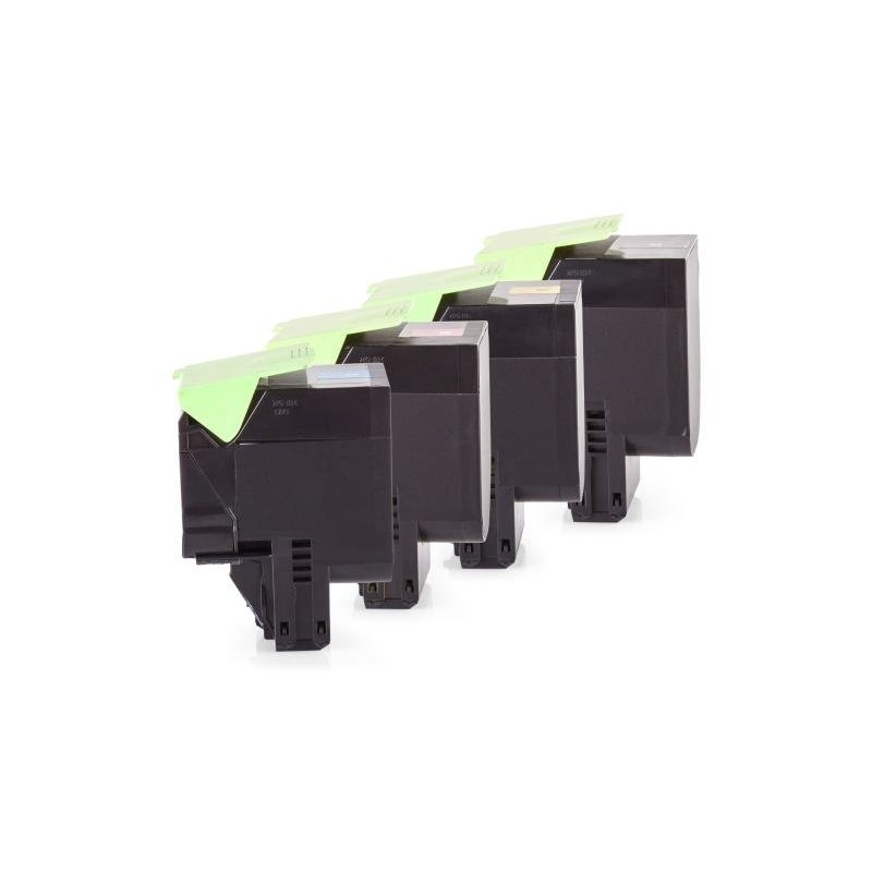 Compatible Lexmark 80C2S0 Toner Pack Économique CMYK
