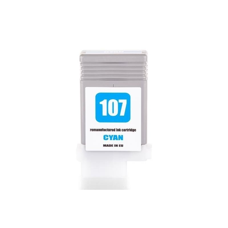 Compatible Canon 6706B001 / PFI-107C Cartouche d’encre Cyan
