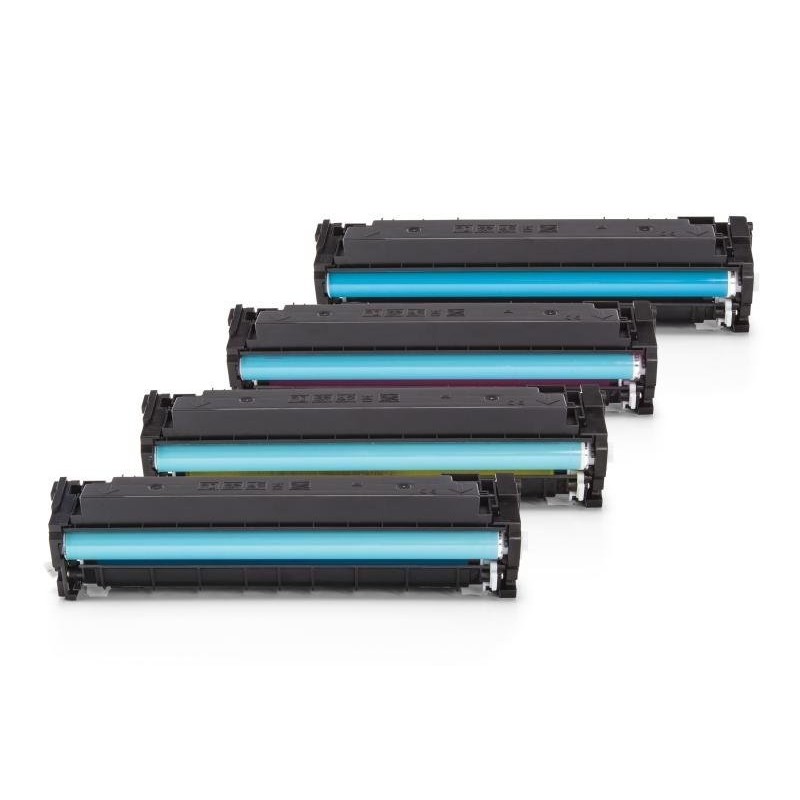 Compatible HP CF410X / 410X Toner Pack Économique Noir, Cyan, Magenta, Jaune