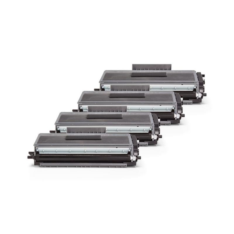 Compatible Brother TN-3280 Toner Noir Pack Économique (4 pcs)