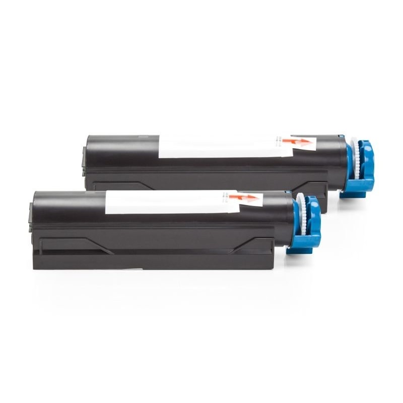 Compatible OKI 45807106 Toner Double Pack 2 pcs (Noir)