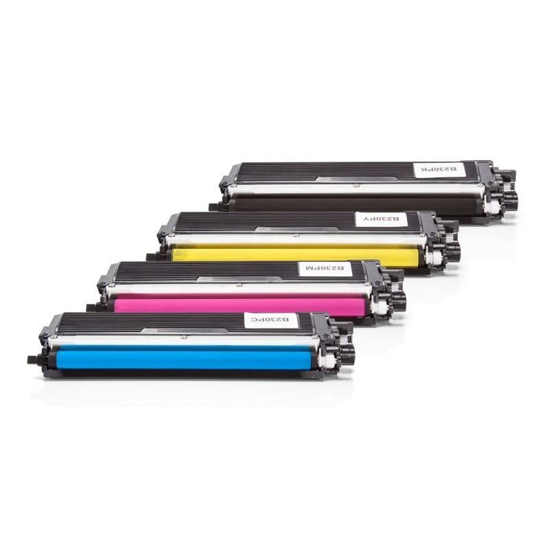 Compatible Brother TN-230BK - TN-230Y Toner Pack Économique (Noir, Cyan, Magenta, Jaune)