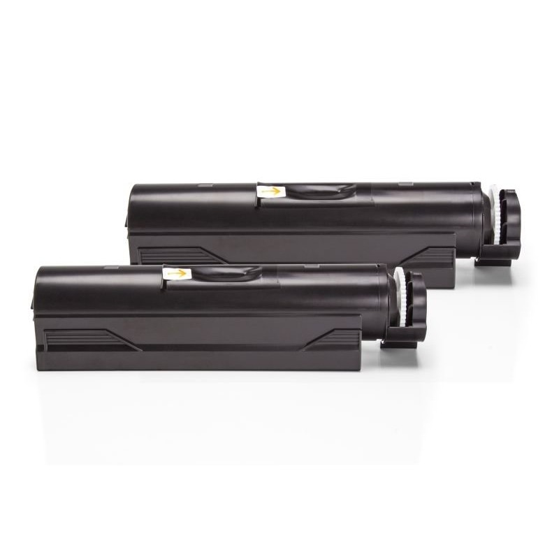 Compatible OKI 44574702 Toner Noir Double Pack