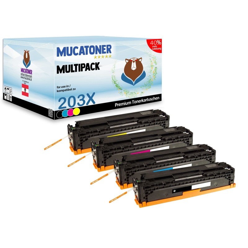 EKOLINE Toner zu HP CF540X (203X) Noir(e)