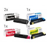 Kyocera Toner TK-590 Pack Économique (2x Noir & 1x Jaune, Cyan, Magenta)