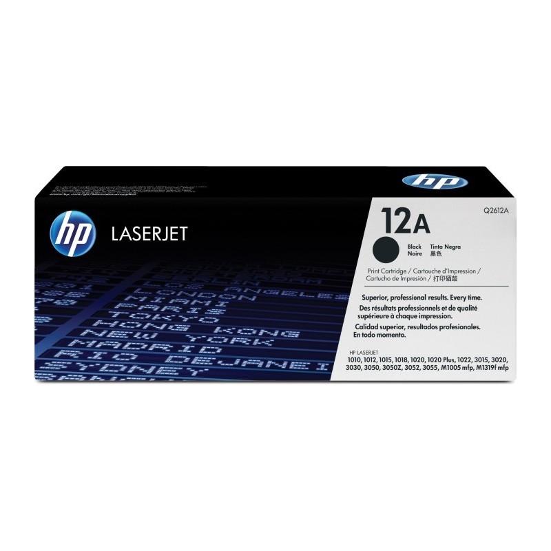 HP Original 12A (Q2612A) Toner Noir