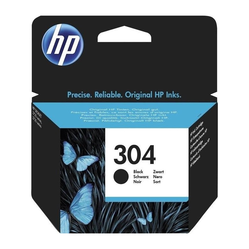 HP Original N9K06AE / 304 Cartouche d’encre Noir