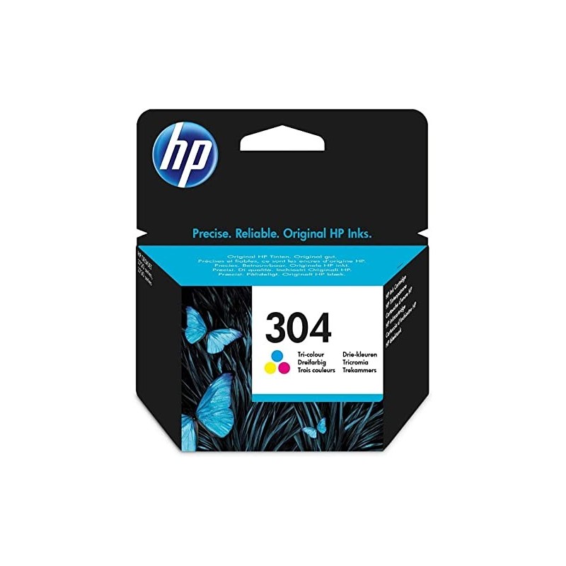 HP Original N9K05AE / 304 Cartouche d’encre Cyan/Magenta/Jaune
