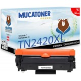 Compatible Brother TN-2420 Toner Noir Pack Économique (2 pcs)