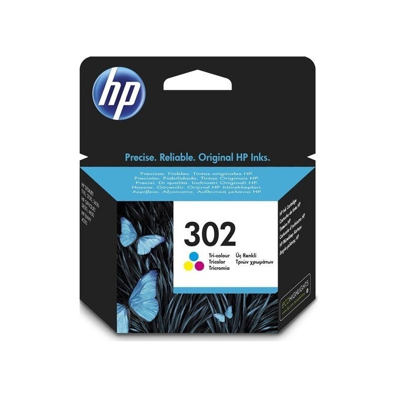 Original HP F6U65AE / 302 Cartouche d’encre color