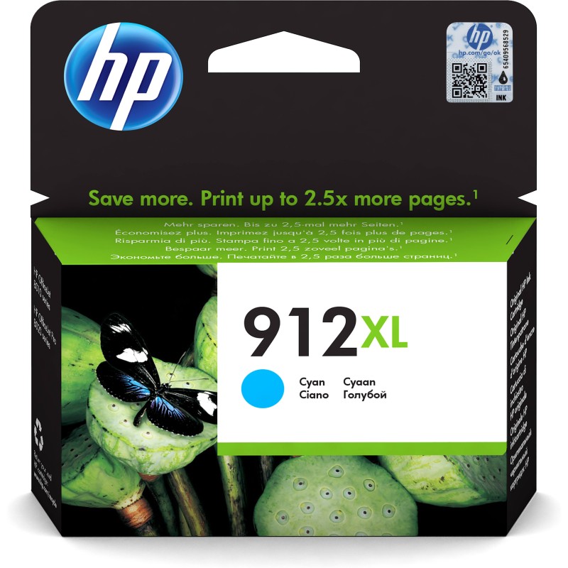 Original HP 3YL81AE / 912XL Cartouche d’encre cyan