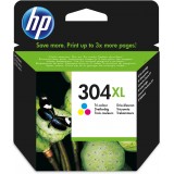 HP Original N9K07AE / 304XL Cartouche d'encre Cyan/Magenta/Jaune