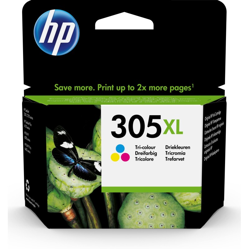 Original HP 3YM63AE / 305XL Cartouche d’encre color