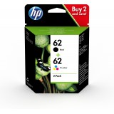 Original HP N9J71AE / 62 Cartouche d’encre Multipack
