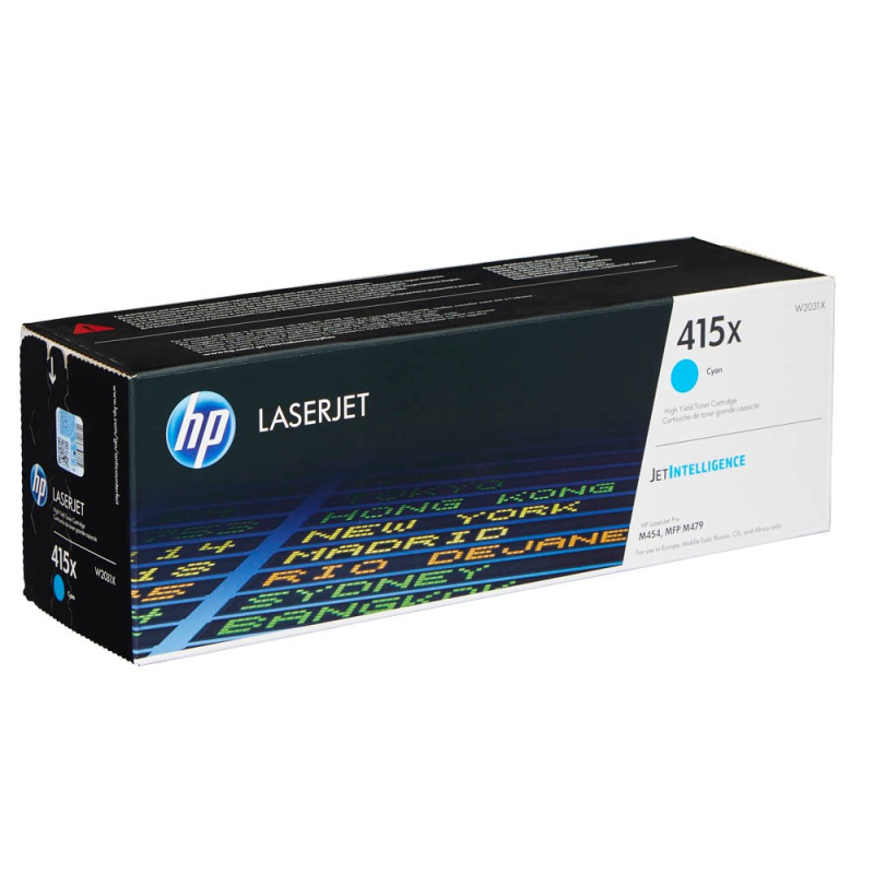 HP Original W2031X / 415X Toner Cyan (Haute Capacité)