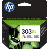 Original HP T6N03AE / 303XL Cartouche d’encre color