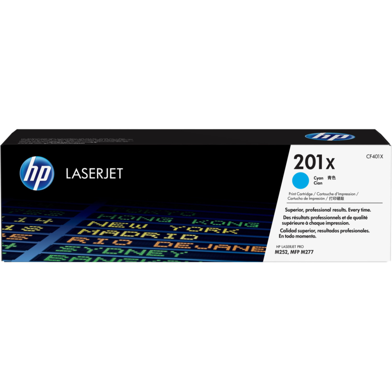 HP Original CF401X / 201X Toner Cyan