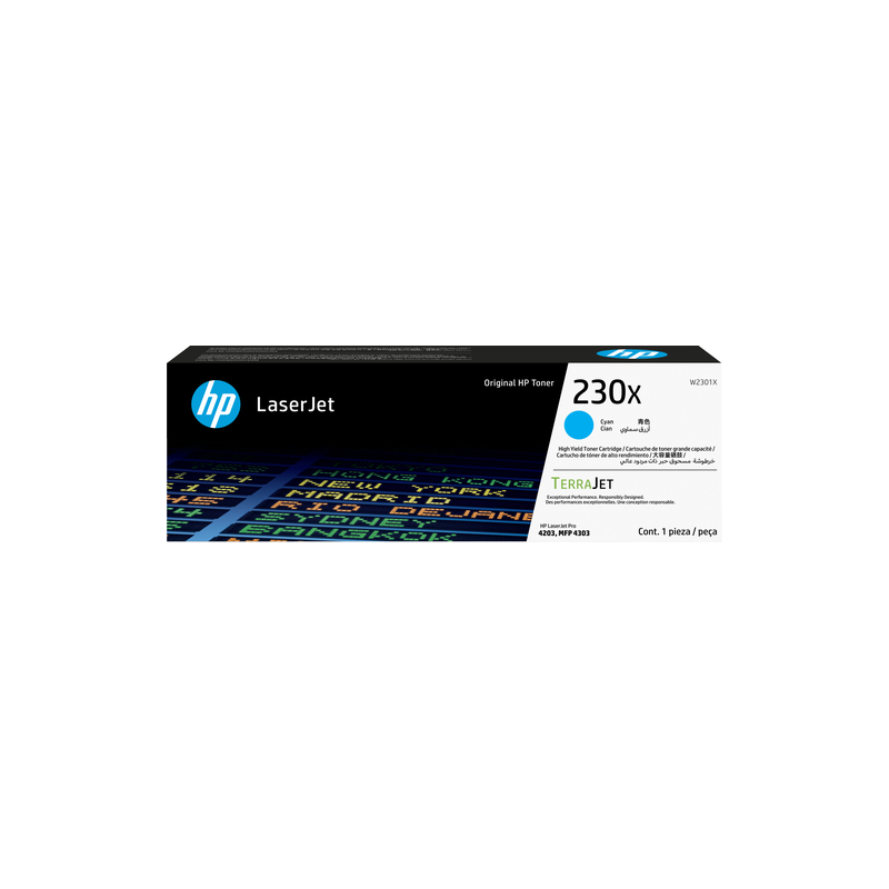HP Original W2301X / 230X Toner Cyan