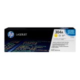 HP Original CC532A / 304A Toner Jaune