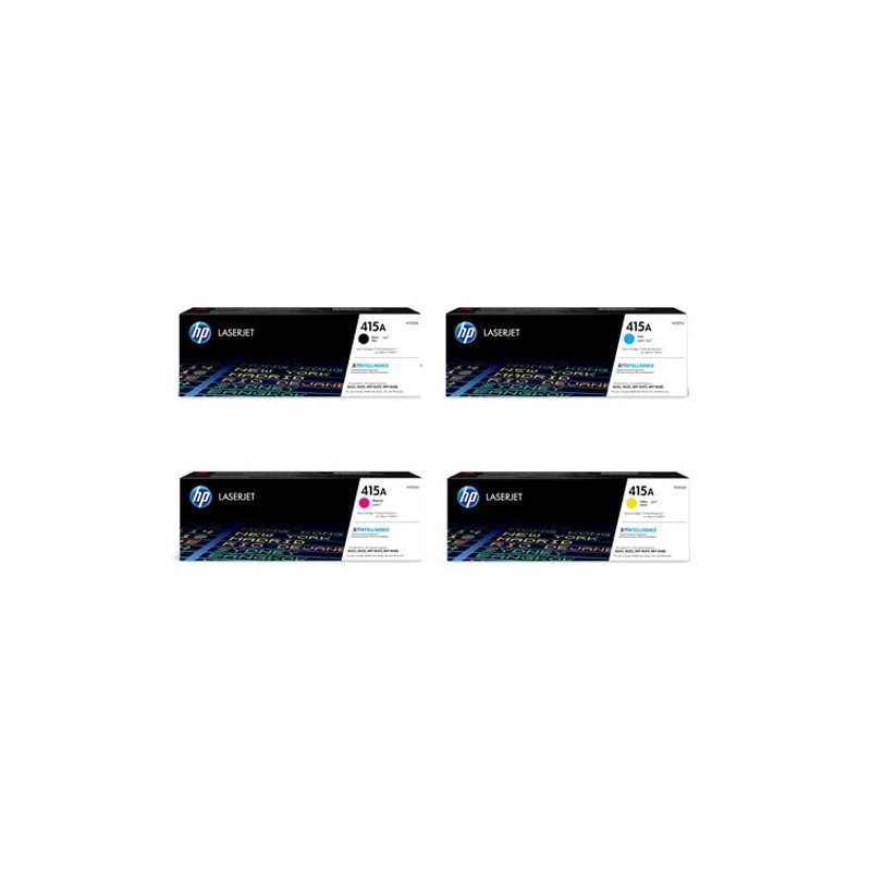 HP Original 415A Toner Pack Économique CMYK HP Original 415A Toner Pack Économique CMYK