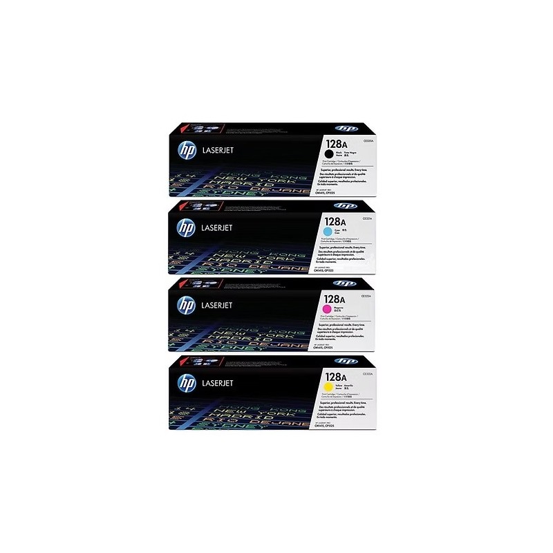 HP Original CE320A-CE323A 128A Toner Pack Économique HP Original CE320A-CE323A 128A Toner Pack Économique
