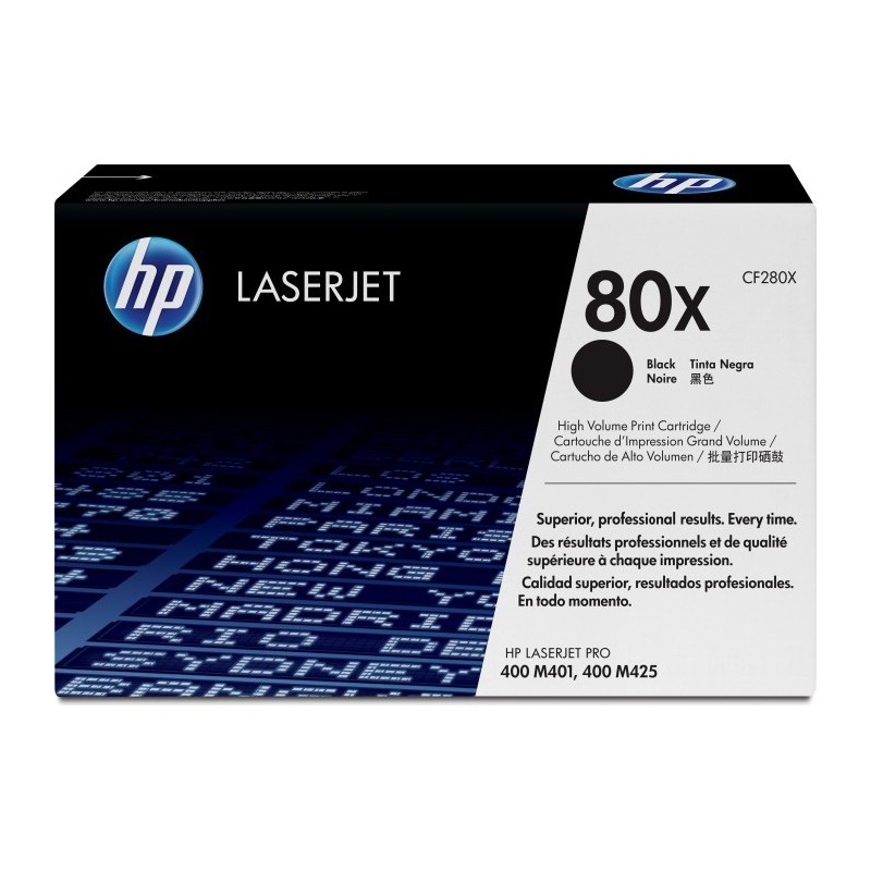 HP Original 80X (CF280X) Toner Noir