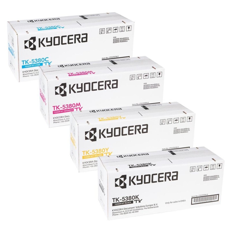 Kyocera Original TK-5380 Toner Pack Économique/Multipack (CMYK) Kyocera Original TK-5380 Toner Pack Économique/Multipack (CMYK)