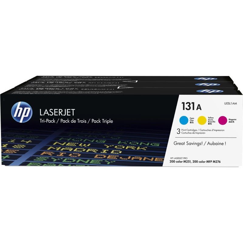HP Original 131A Toner Pack Économique / 3 couleurs (CMY)