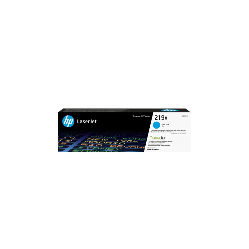 HP Original 219X (W2191X) Toner Cyan