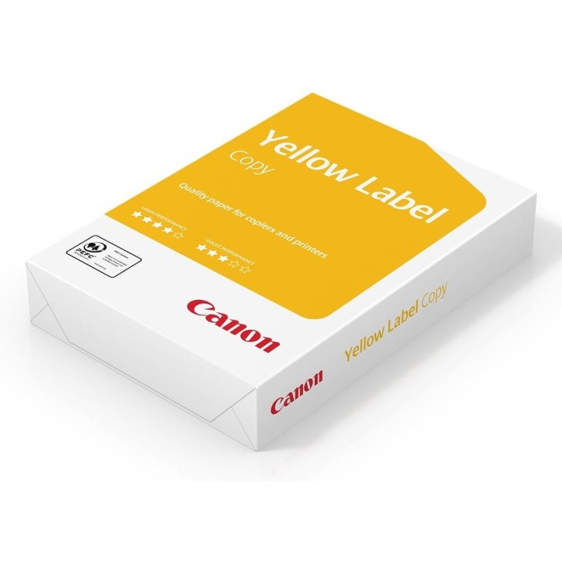 Canon Papier A3 Jaune Label, 80 g/m², blanc (80823B80B)