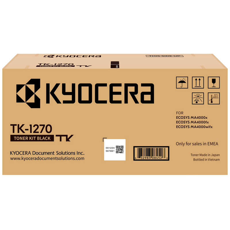 Kyocera Original TK-1270 Toner Noir (1T0C140NL0)