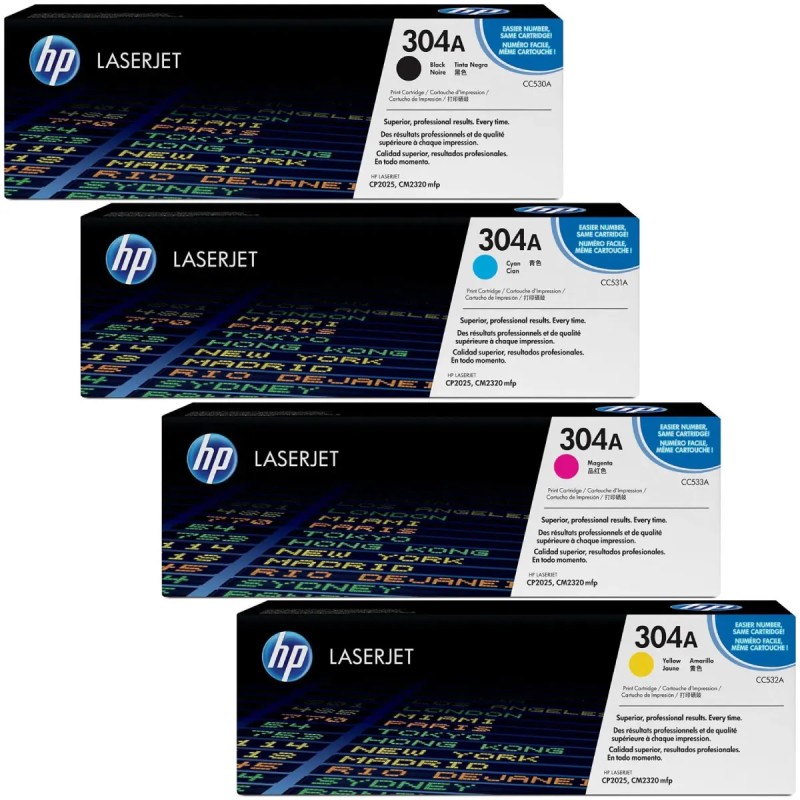 HP Original 304A Toner Multipack (CMYK)