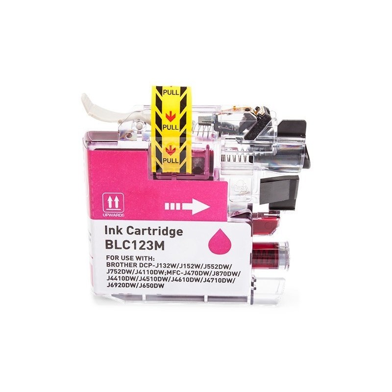 Compatible Brother LC-123M Cartouche d’encre Magenta