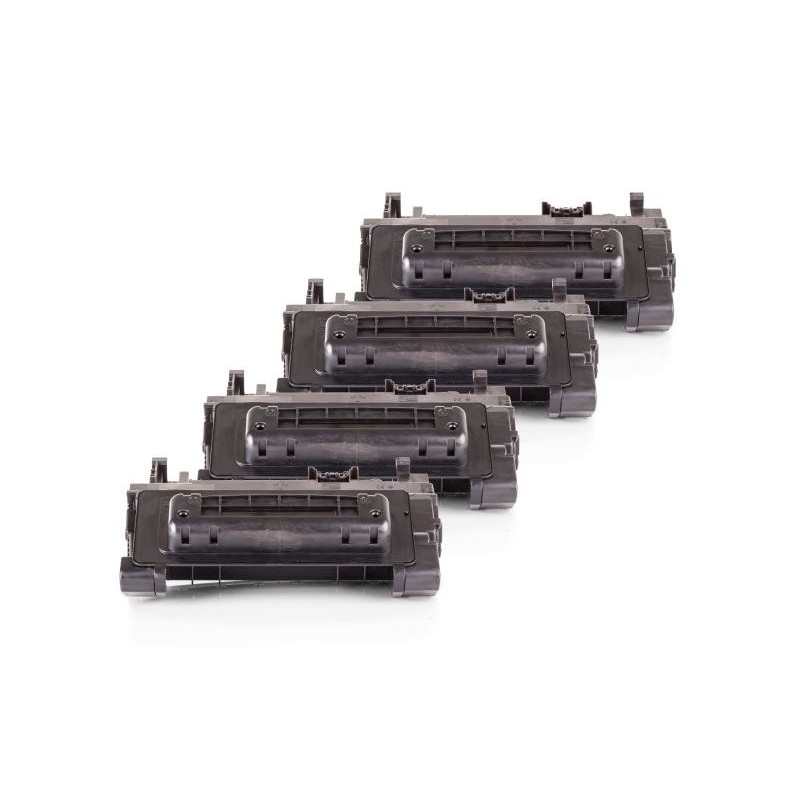 Compatible HP CE390A Toner Noir Pack Économique (4 pcs)