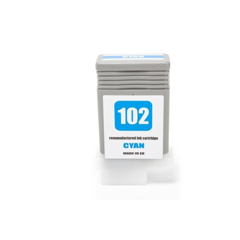 Compatible Canon 0896B001 / PFI-102C Cartouche d’encre Cyan