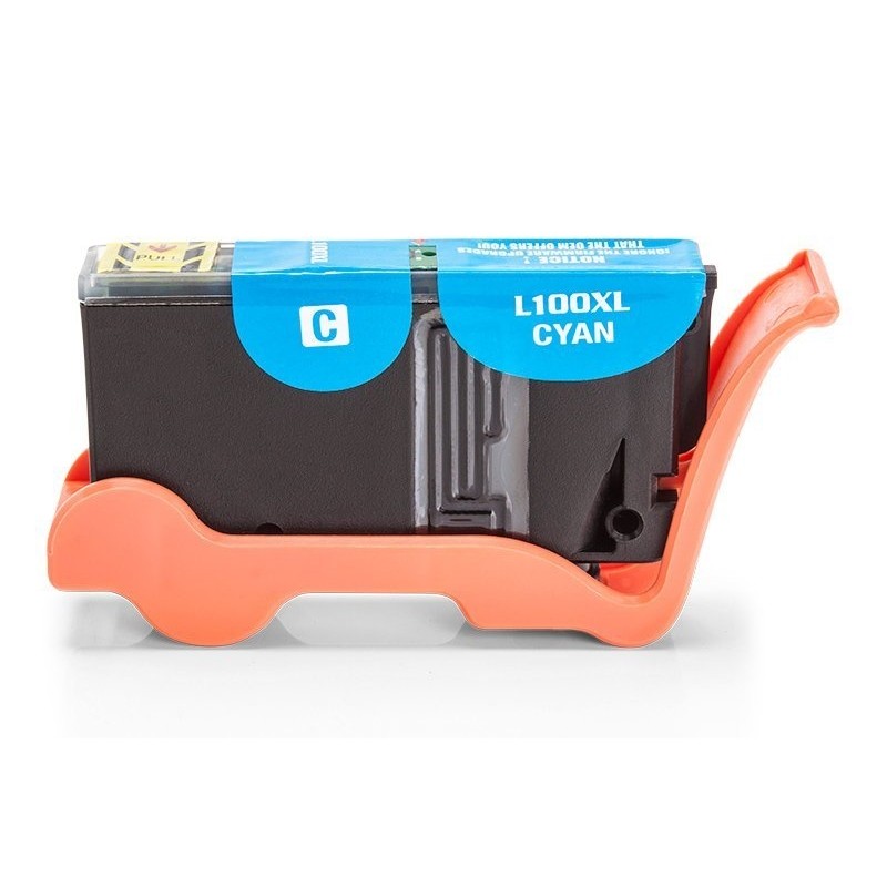 Compatible Lexmark 0014N1093E / 100 XL Cartouche d’encre Cyan (avec puce)