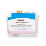 Compatible Epson C13T08064010 / T0806 Cartouche d’encre Light Magenta