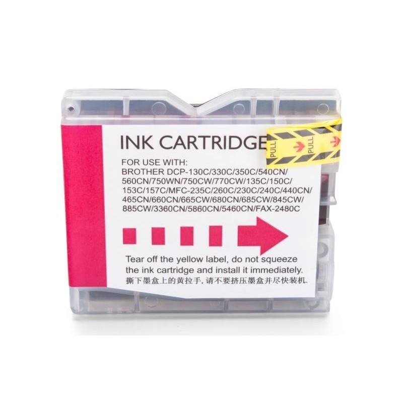 Compatible Brother LC-970 Cartouche d’encre Magenta Compatible Brother LC-970 Cartouche d’encre Magenta