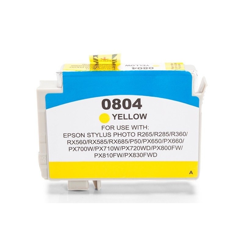 Compatible Epson C13T08044010 / T0804 Cartouche d’encre Jaune