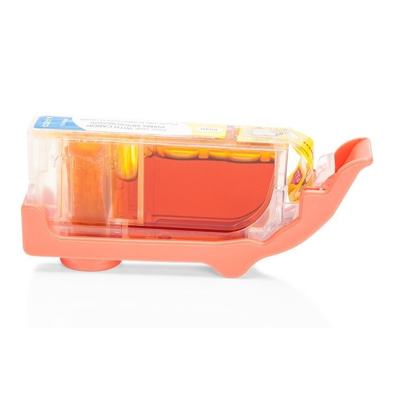 Compatible Canon CLI-521Y Cartouche d’encre Jaune avec puce