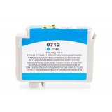 Compatible Epson C13T07124010 / C13T07124012 / T0712 Cartouche d’encre Cyan
