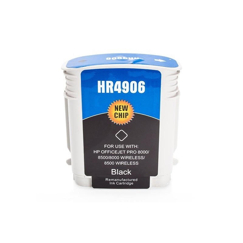 Compatible HP C4906AE / Nr. 940 XL Cartouche d’encre Noir (avec puce)