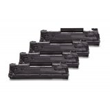 Compatible HP CE285A Toner Noir Pack Économique (4 pcs)