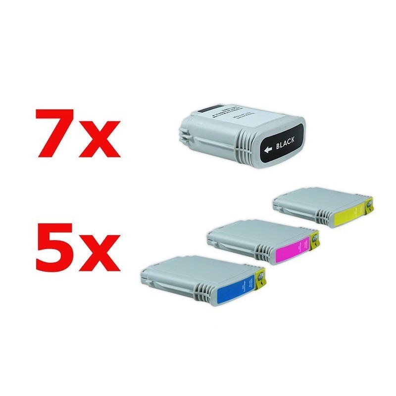 Compatible HP Nr 88 XL Cartouche d’encre Pack Économique (7xBK, je 5xC,M,Y) 22 pcs