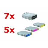 Compatible HP Nr 88 XL Cartouche d’encre Pack Économique (7xBK, je 5xC,M,Y) 22 pcs