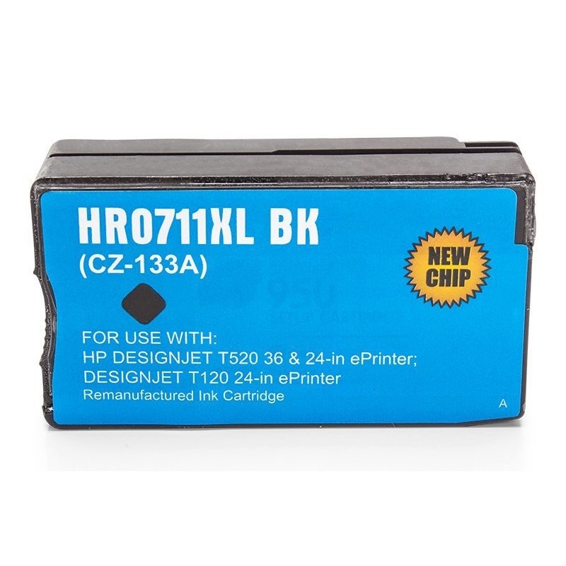 Compatible HP / CZ133A / 711 / Cartouche d’encre Noir