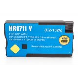 Compatible HP CZ132A / 711 Cartouche d’encre Jaune