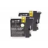 Compatible Brother LC-1100 BK Cartouche d’encre Double Pack