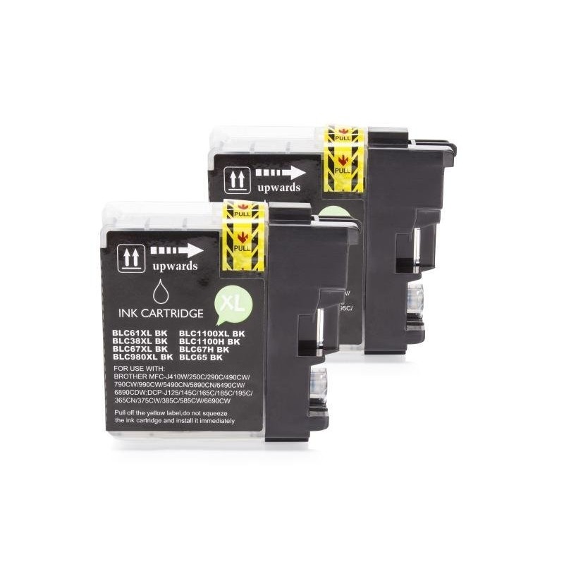 Compatible Brother LC-1100 Cartouche d’encre Pack Économique (4 x BK, je 2 x C,M,Y) 10 pcs